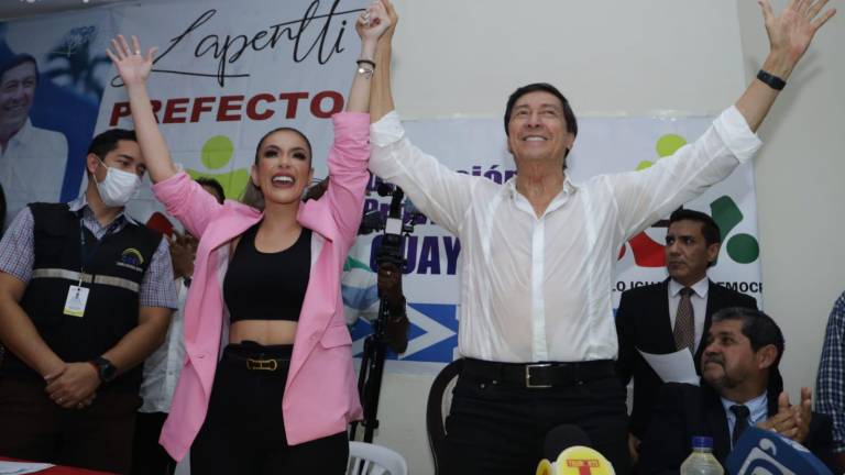 María Fernanda Ríos será la compañera de fórmula de Nicolás Lapentti como candidatos a la Prefectura del Guayas
