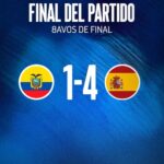 Ecuador Sub-15 cae 4-1 ante España y queda fuera de la pelea por el título en Azerbaiyán