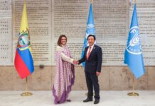 María José Pinto lleva a Roma la agenda de Ecuador en el Foro Mundial de la Alimentación